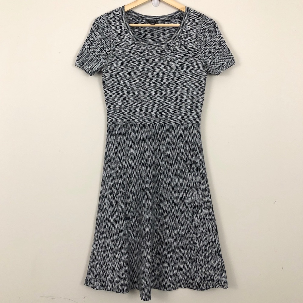 Ann Taylor Fit & Flare Stretch Knit Dress